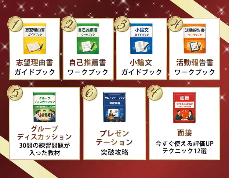 7大特典の一覧